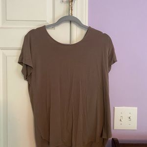 Brown soft tee